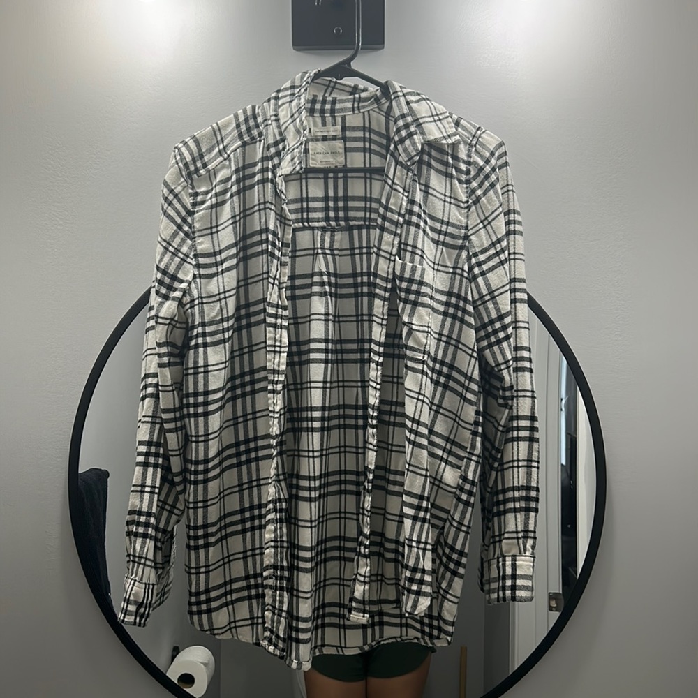 American Eagle Boyfriend Plaid